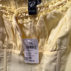 Windsor Sunny Lace-Trimmed Blouse